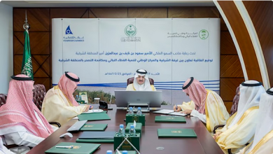 أمير الشرقية يشهد توقيع مذكرة تفاهم بين فرع المركز الوطني لتنمية الغطاء النباتي وغرفة الشرقية 5 777 78