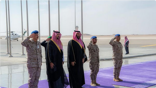 ولي العهد يرعى حفل افتتاح مرافق قاعدة الملك سلمان الجوية بالقطاع الأوسط 1 7777 85