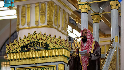 المهنا في خطبة الجمعة من المسجد النبوي: الإخلاص لله ومتابعة سنة نبيه أصل الإيمان 1 8 344