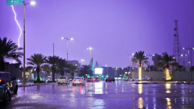 الأرصاد تنبّه من أمطار وسيول وصواعق رعدية على عدة محافظات في جازان حتى المساء 14 8 423
