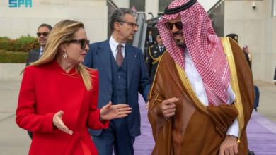 رئيسة وزراء إيطاليا تغادر جدة بعد زيارة للمملكة 4 88 171