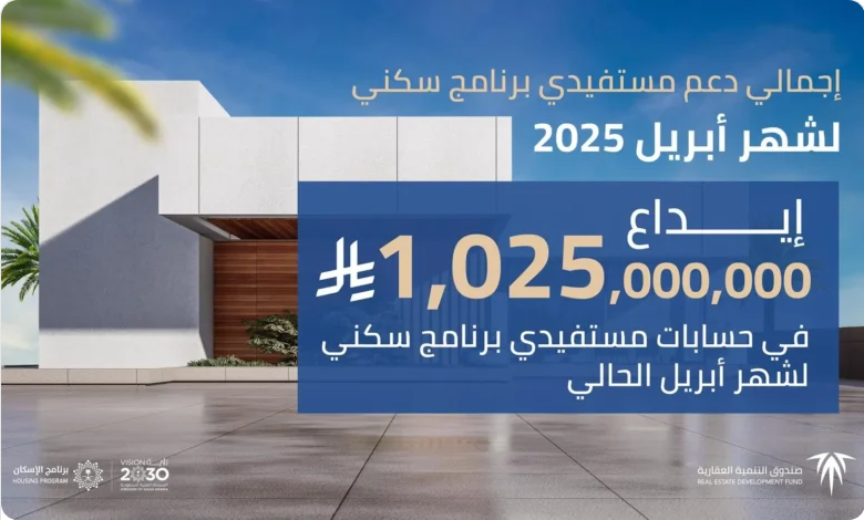 “الصندوق العقاري” يودع أكثر من مليار ريال في حسابات مستفيدي “سكني” لشهر أبريل 1 88 96