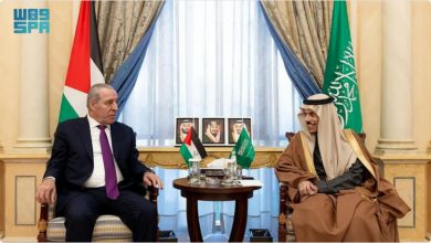 «بحث سعودي–فلسطيني في الرياض لتطورات غزة وتعزيز الدعم للإصلاحات الفلسطينية» 2 9 2 14