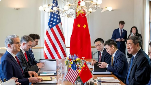 أمريكا والصين تستأنفان المحادثات التجارية في السويد لتجنب حرب تعريفات جديدة 1 9 386