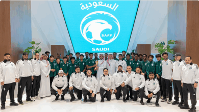 وزير الرياضة يستقبل لاعبي "أخضر الشباب" و"الناشئين" بعد تحقيق لقبي الخليج 9 9 413