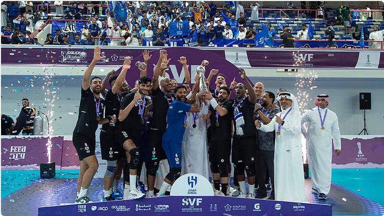 الهلال بطلاً لكأس الاتحاد السعودي للكرة الطائرة 1 9 417