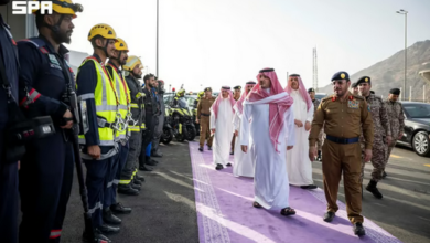 وزير الداخلية يتفقد جاهزية الدفاع المدني في منى ويطّلع على أنظمة التنبؤ بالمخاطر 4 9 455