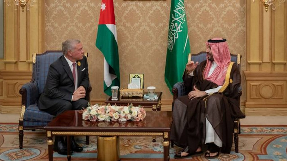 ولي العهد وملك الأردن يناقشان الأوضاع الخطيرة في غزة 1 99 135