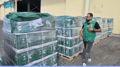 وصول الطائرة الإغاثية السعودية الـ68 لإغاثة الشعب الفلسطيني في قطاع غزة 3 99 206