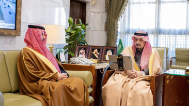 أمير الرياض يطلع على مشروع ردم الآبار المهجورة ومنظومة المياه بالمنطقة 18 99 236