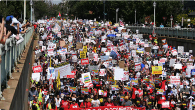 "واشنطن تنتفض: مظاهرات حاشدة ضد سياسات ترامب ونشر القوات العسكرية" 5 999 150