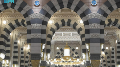 138 ألف وحدة إنارة بالمسجد النبوي تدعم الاستدامة وتبرز الجمال المعماري 11 999 2 33