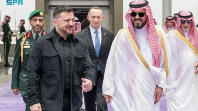 رئيس أوكرانيا يصل إلى جدة 4 999 2 46