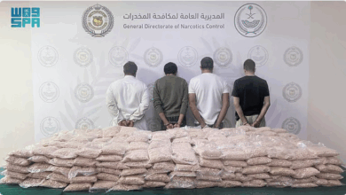 مكافحة المخدرات تضبط أكثر من مليوني قرص إمفيتامين في شحنة جوز بالرياض 3 999 2 9