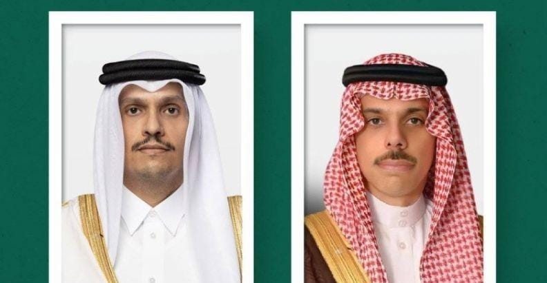 فيصل بن فرحان يجري اتصالًا هاتفيًا برئيس مجلس الوزراء وزير خارجية قطر 1 WhatsApp Image 2026 01 15 at 11.25.10 AM