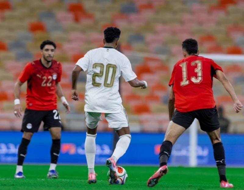 رباعية مصرية تهز شباك الأخضر في ودية جدة 1 WhatsApp Image 2026 03 27 at 10.10.05 PM